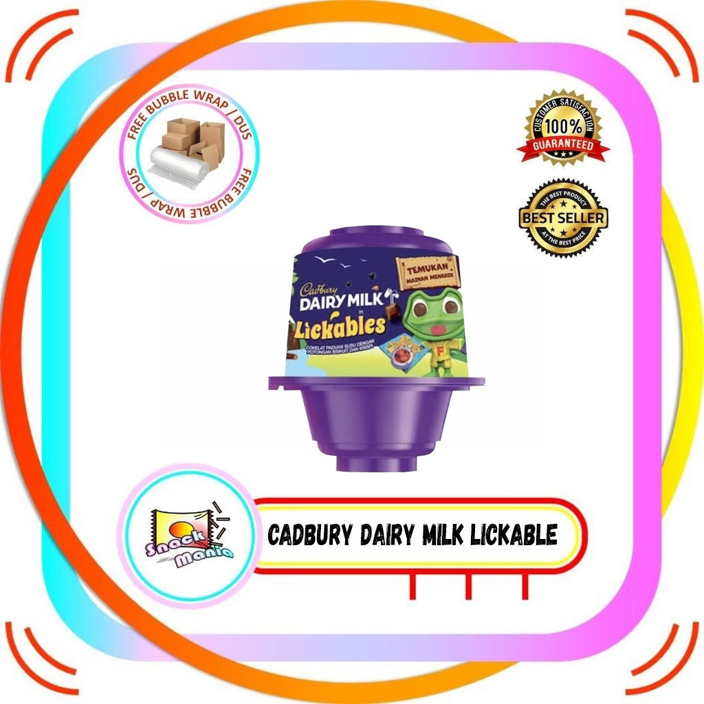 

Cadbury Dairy Milk Chocolate Lickables ~ 20 gr CUP