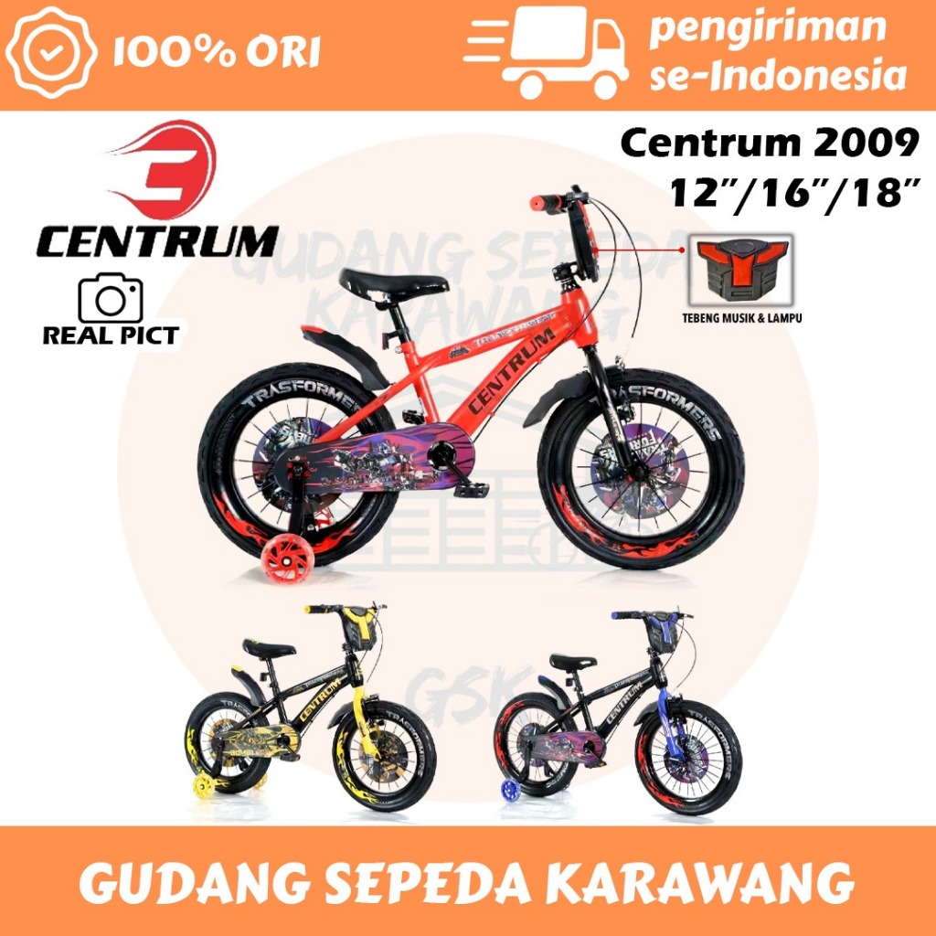 SEPEDA ANAK LAKI LAKI CENTRUM BMX TRANSFORMER 2009