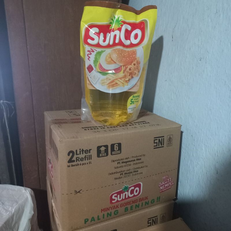 

minyak sunco pouch 2 liter kartonan