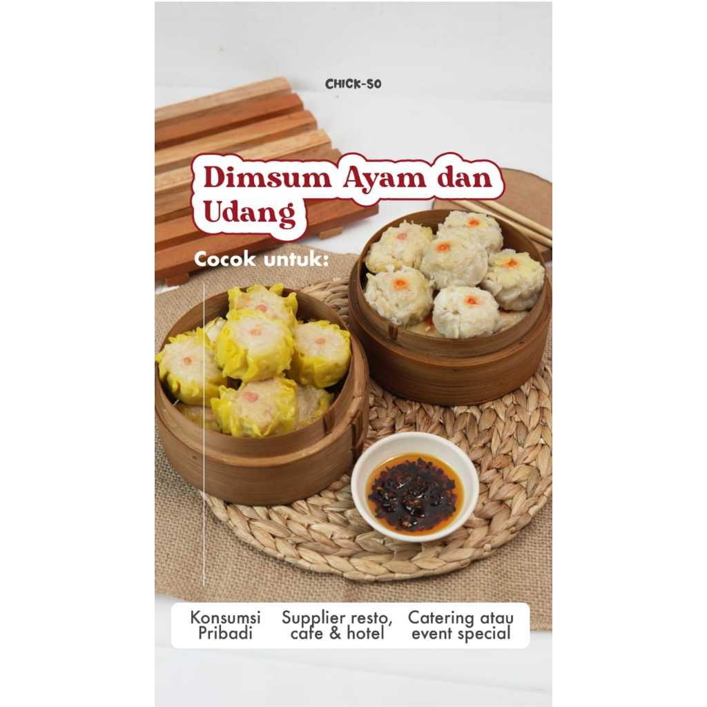 

Chickso Reseller Horeca Siomay Gyoza Lumpia Bakso Ayam Udang Frozen Food
