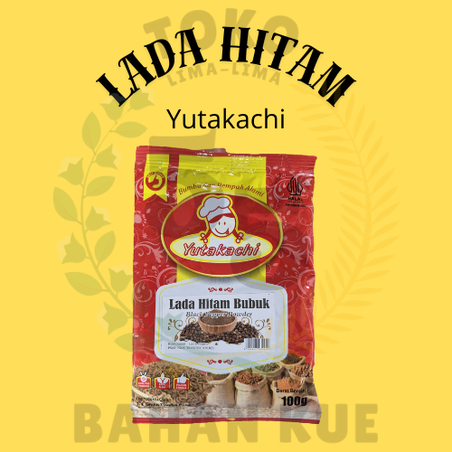 

Lada Hitam Bubuk Merek Yutakachi