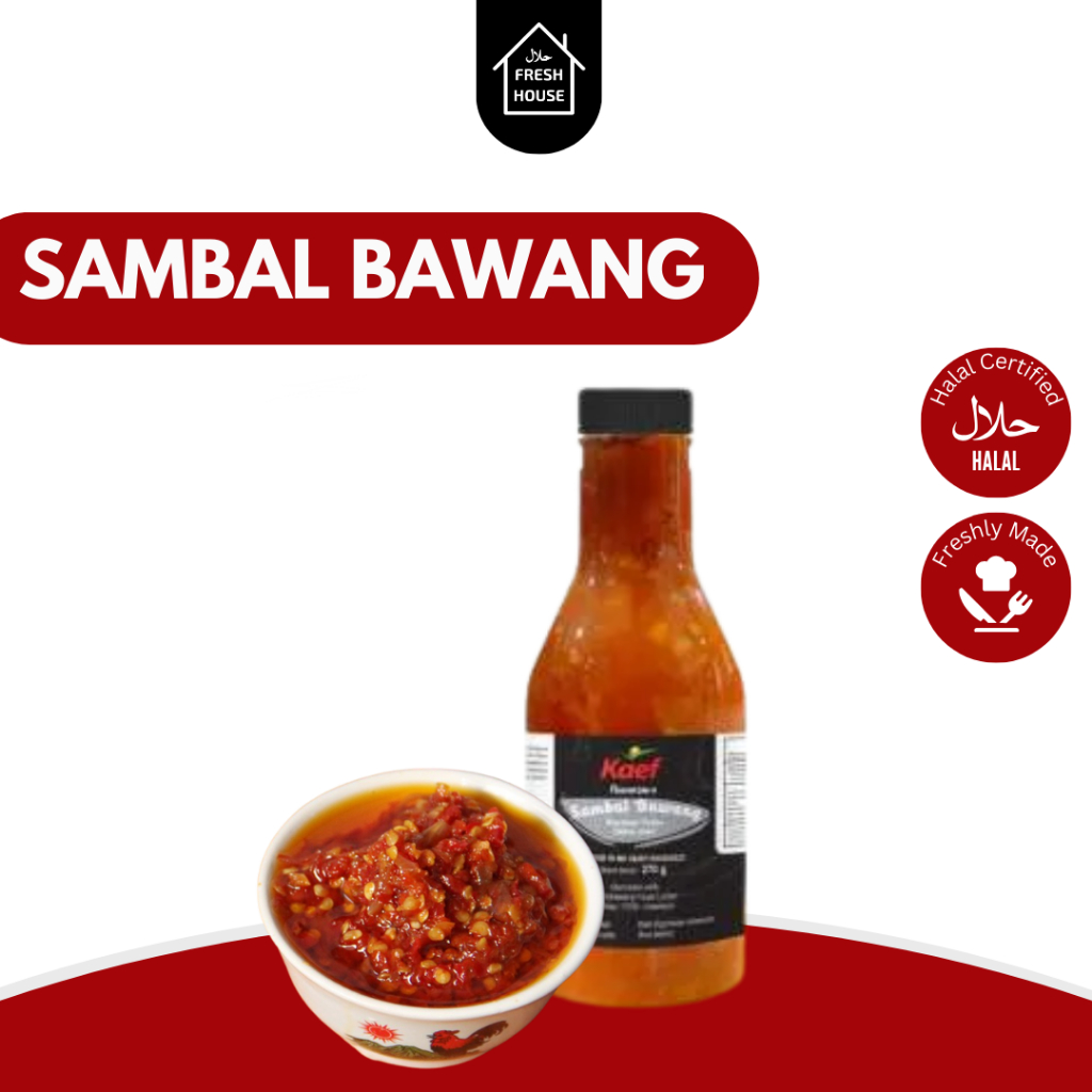 

SAMBAL BAWANG UKURAN 270ML KAEF