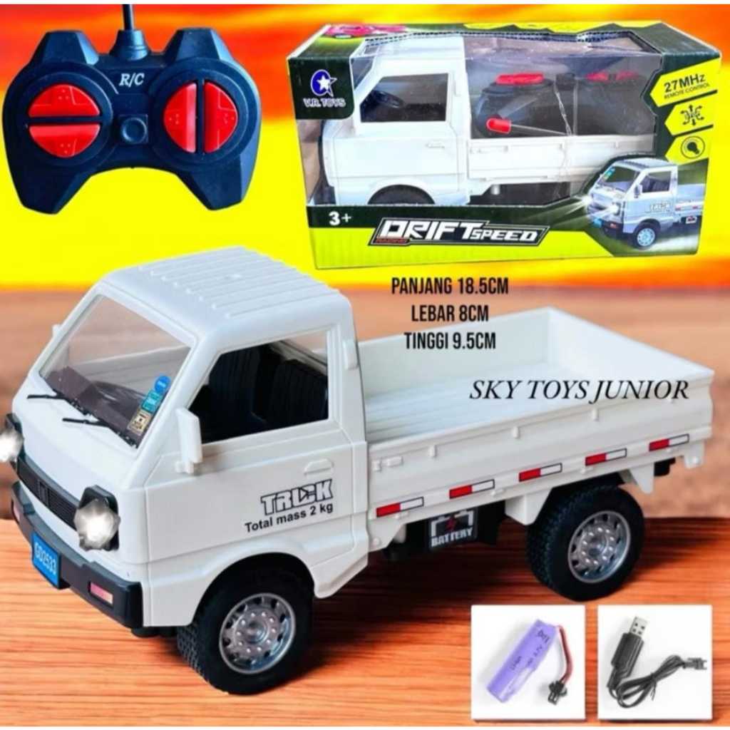 PROMO TERBARU COD MAINAN ANAK REMOTE CONTROL RC PICK UP L300 DRIFT SPEED / MAINAN RC CARGO PICK UP