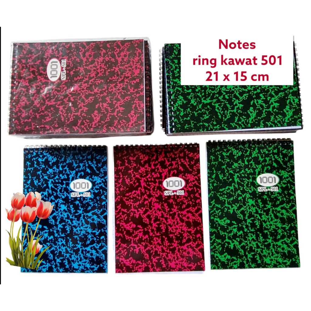 

1pcs Notes Ring Kawat Agenda Ring Kawat kode 501 (spl1001)