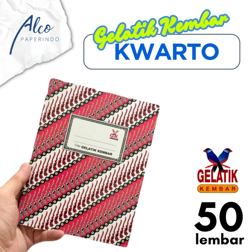 

Buku Batik Kwarto isi 50 Gelatik