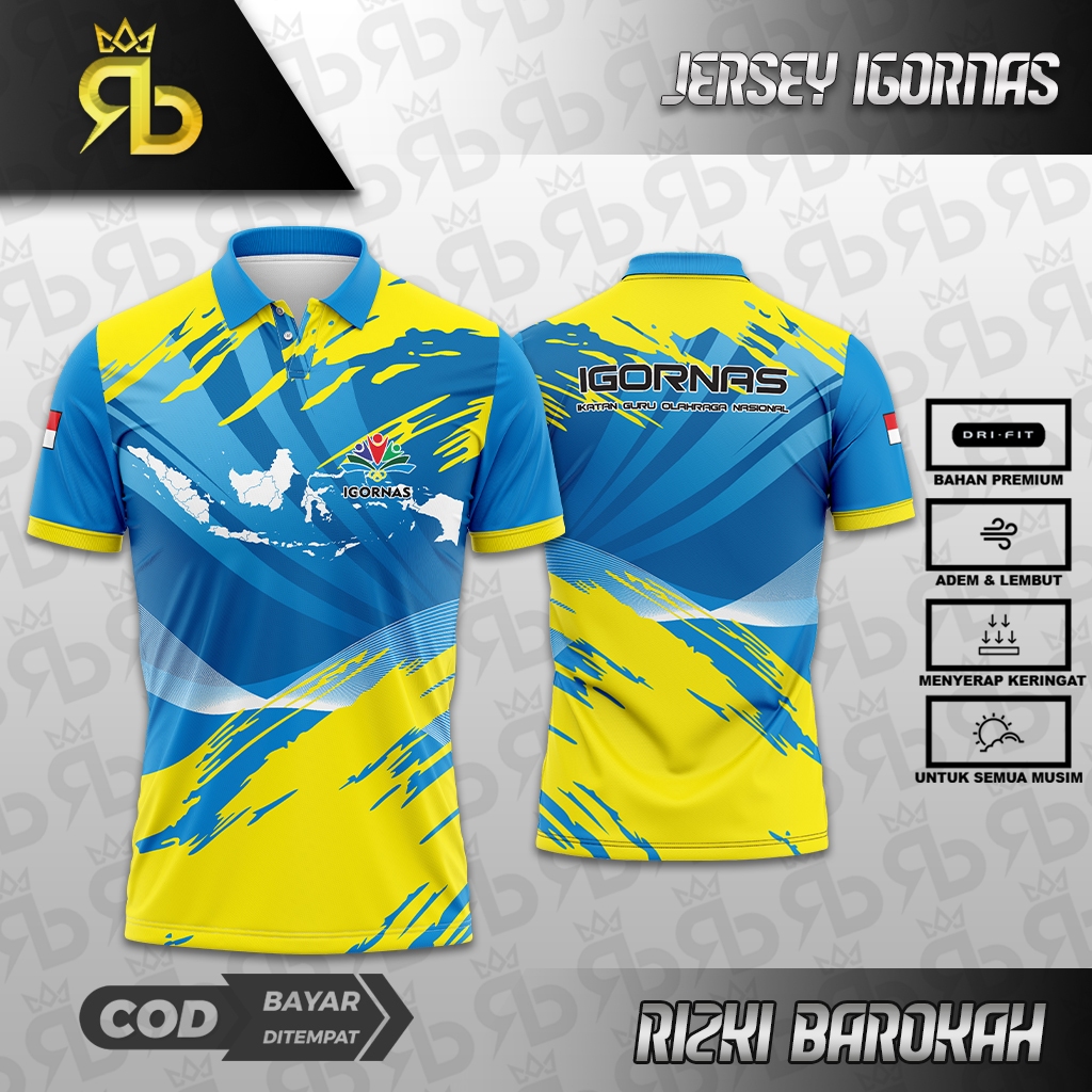 JERSEY IGORNAS / JERSEY POLO IGORNAS / JERSEY IGORNAS OLAHRAGA / BAJU SANTAI / BAJU OLAHRAGA