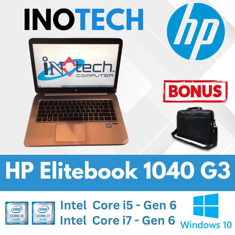 HP EliteBook Folio 1040 G3 Intel Core i5 / i7 Gen 6 Laptop Second 14"