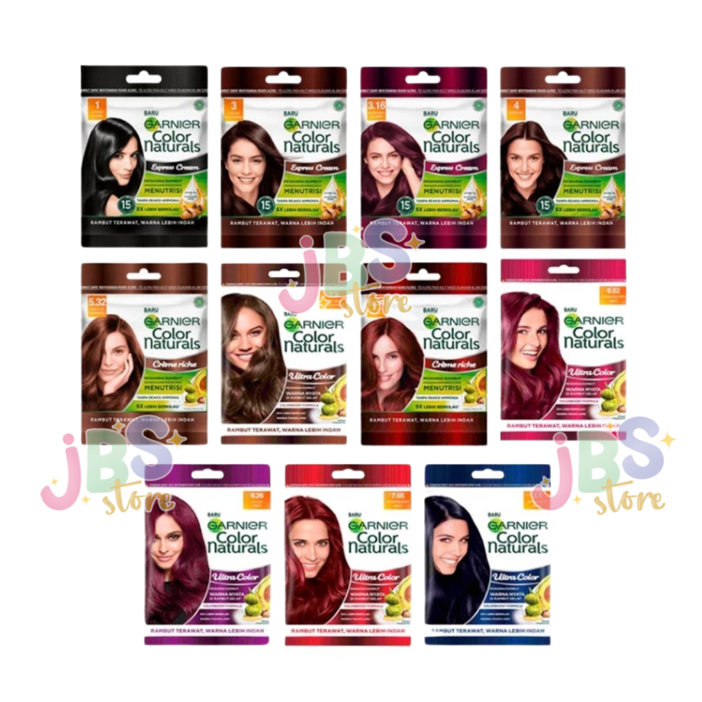 [JBS STORE] GARNIER - Hair Color Naturals Ultra Color 20g - Semir Rambut Cat Rambut