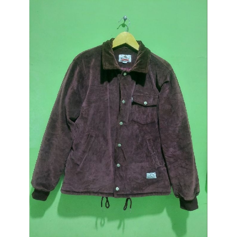 Coach jacket Saint Pain Corduroy casual corduroy work preloved