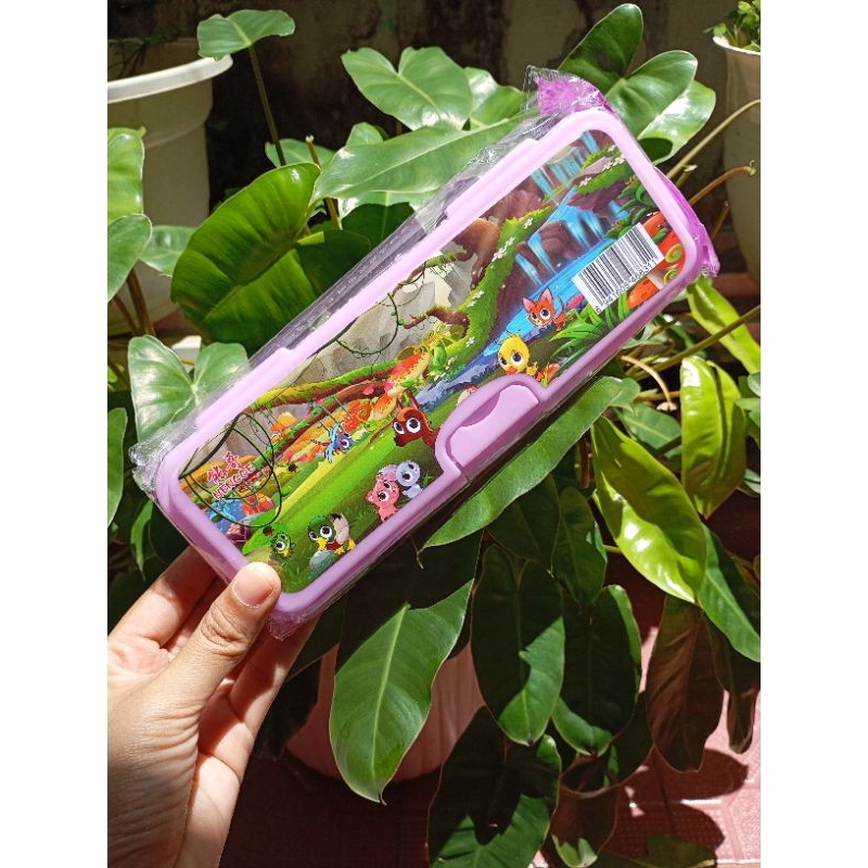 

(bukan grosir) [Aesthetic by fss.id] Tempat pensil plastik anak 2 tingkat