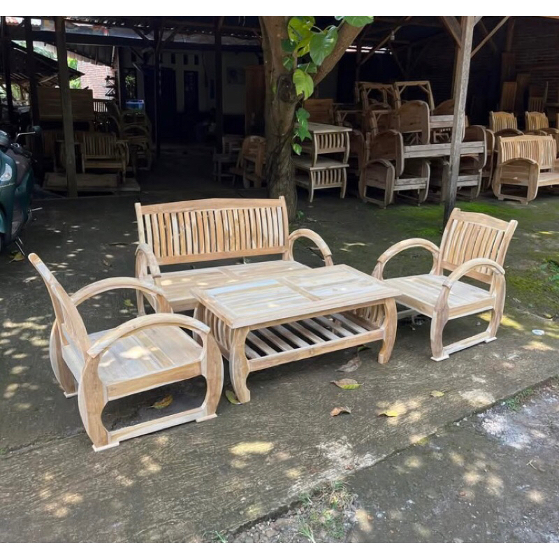 kursi tamu jati kursi teras jati formasi 211 meja