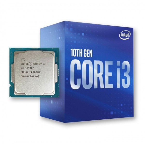 Processor Intel i3 10100F - Intel Gen 10th i3 10100F - Resmi - Box