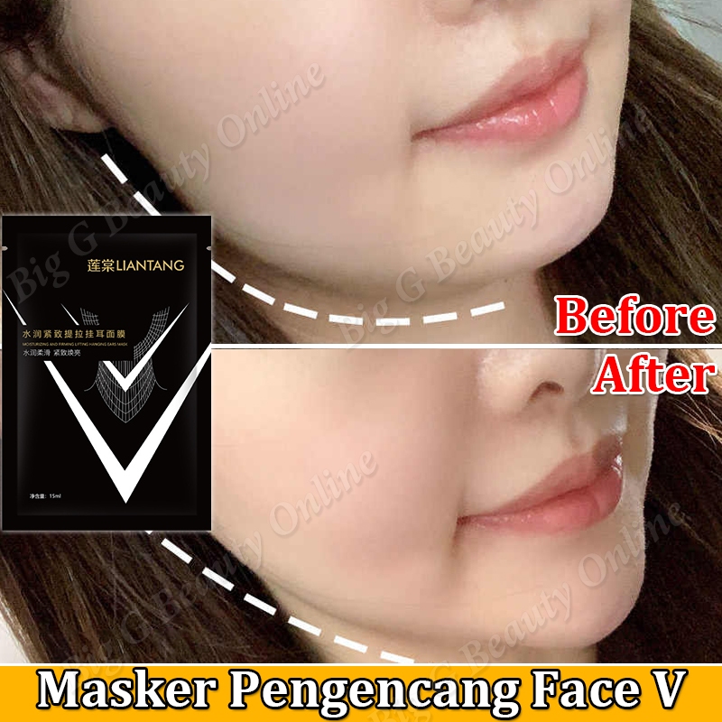 V Face Lifting Masker Pengencang Wajah V Shape Face Lifting Anti Aging Anti Kerutan Di Wajah Double 