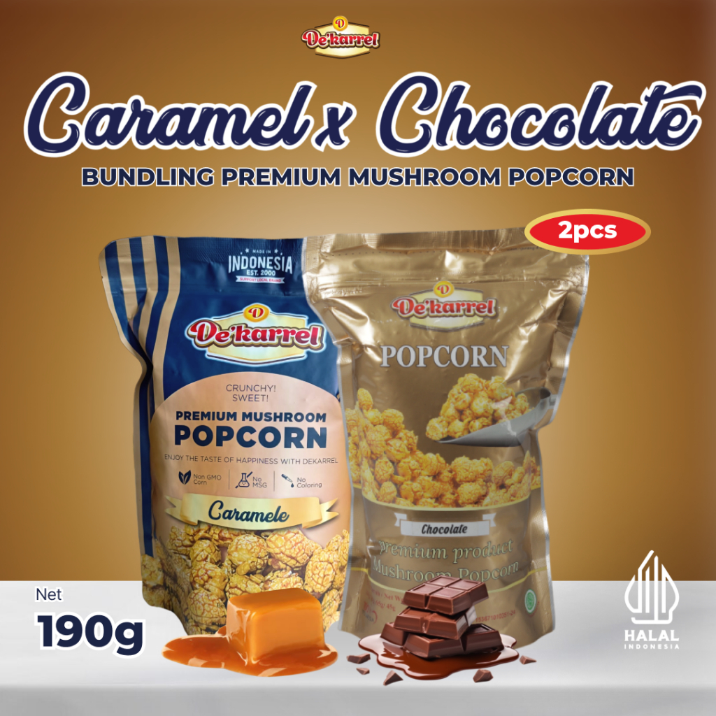 

Dekarrel Popcorn Bundling Caramel x Chocolate