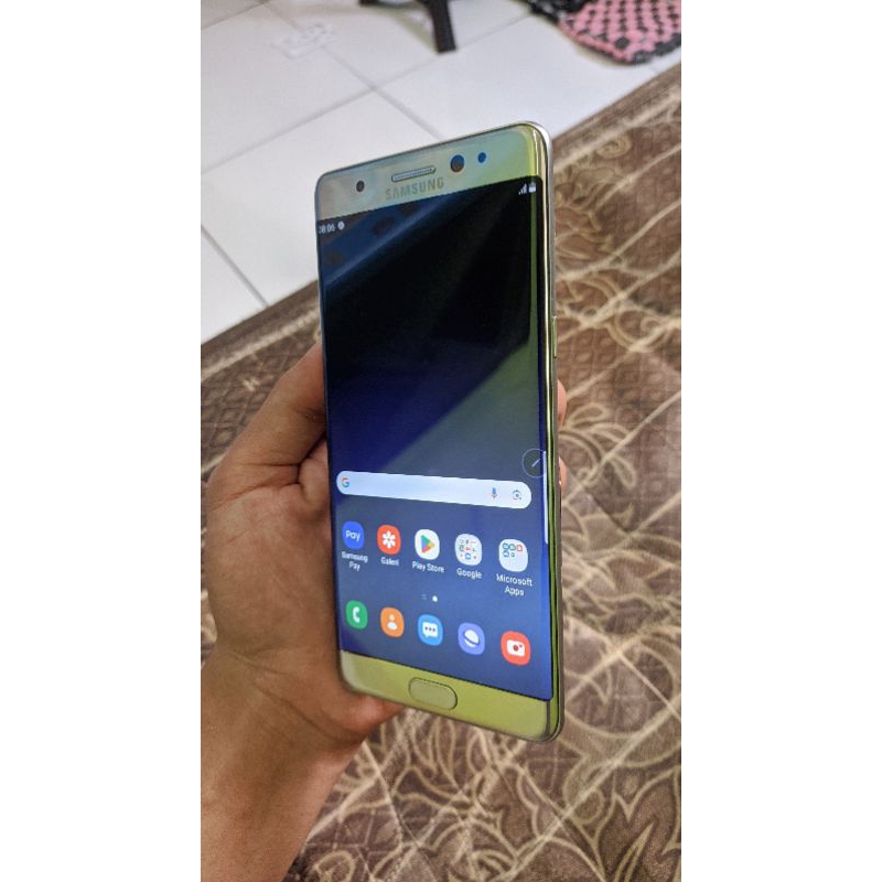 Lcd Ori Copotan Samsung Note FE Mulus Fan Edition Super Amoled