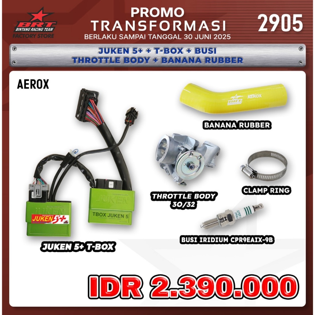 Brt Aerox Juken 5+ T-Box Busi Iridium