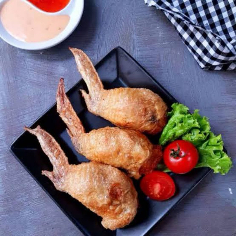 

Sayap Ayam Isi Jumbo Frozen Tori No Teba Bento Beku isi 5pcs