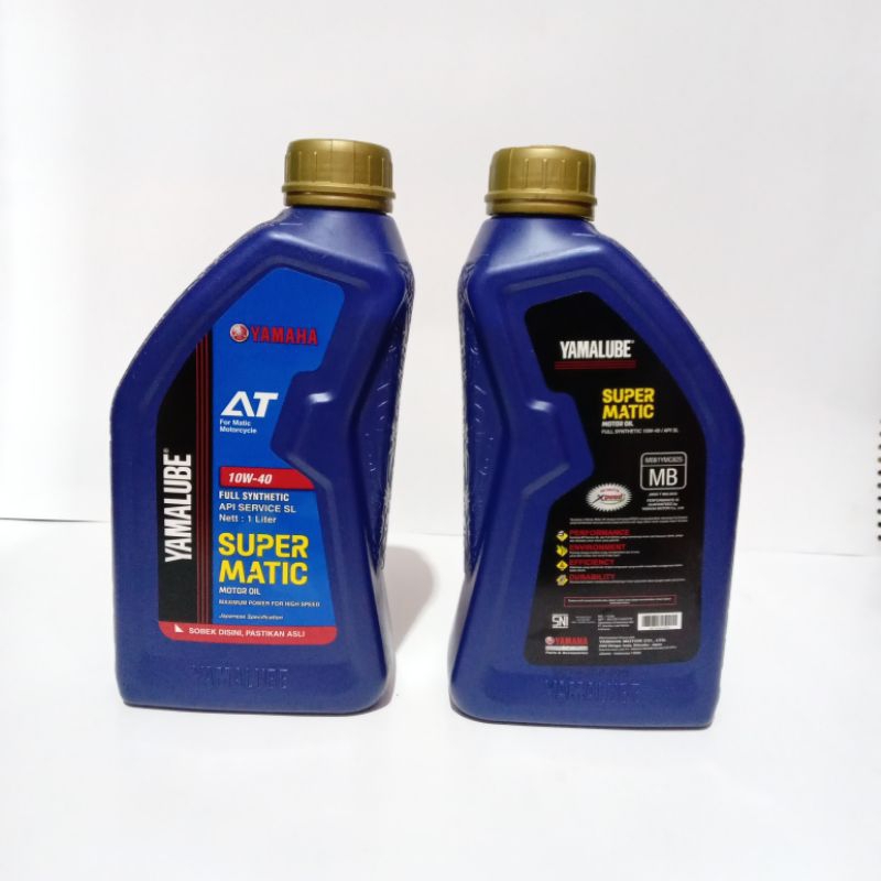 Oli Yamalube Super Matic Full synthetic1lt10w-40MOTOR OIL OLI MOTOR MATIC