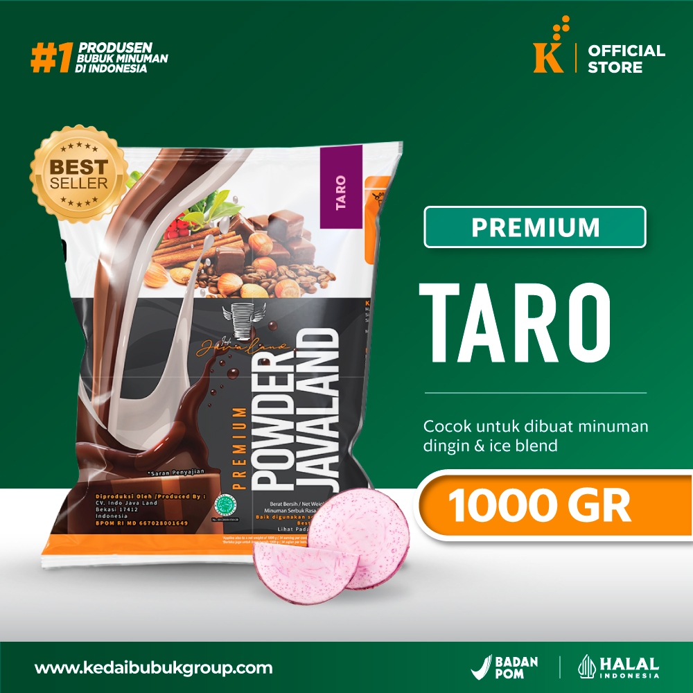 

Powder Premium Taro Bubuk Minuman Bubble Drink Javaland 1 kg