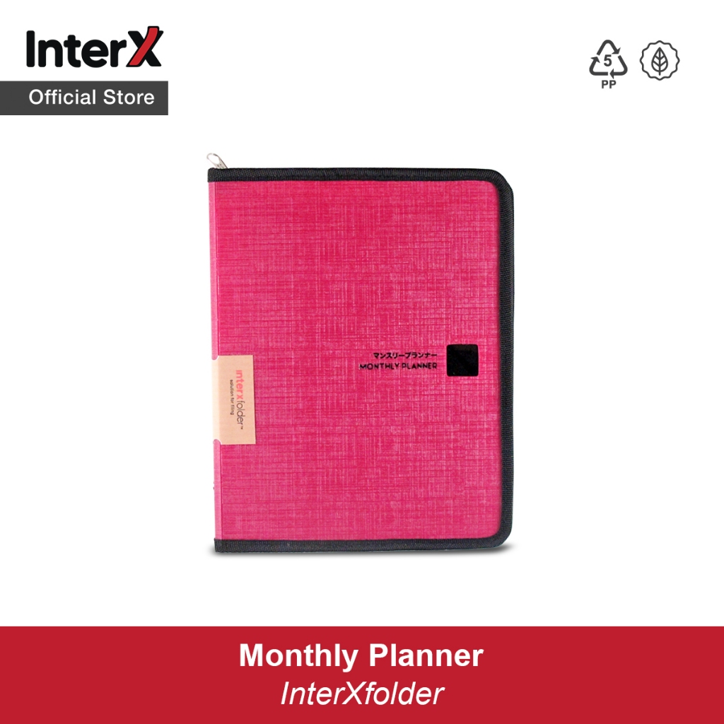 

Interx Agenda Book Zipper Linen A5