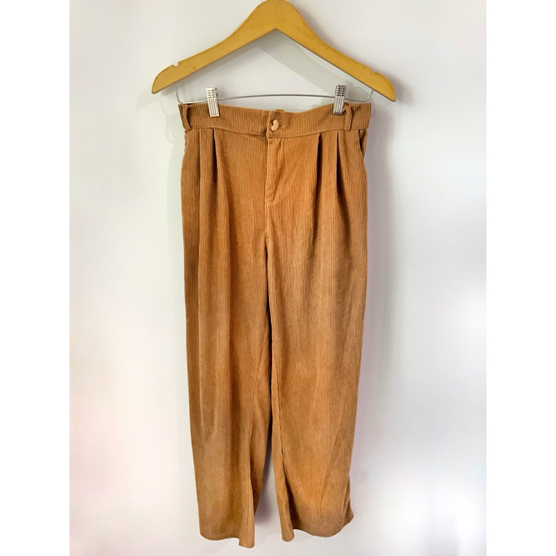 Celana corduroy pants coklat