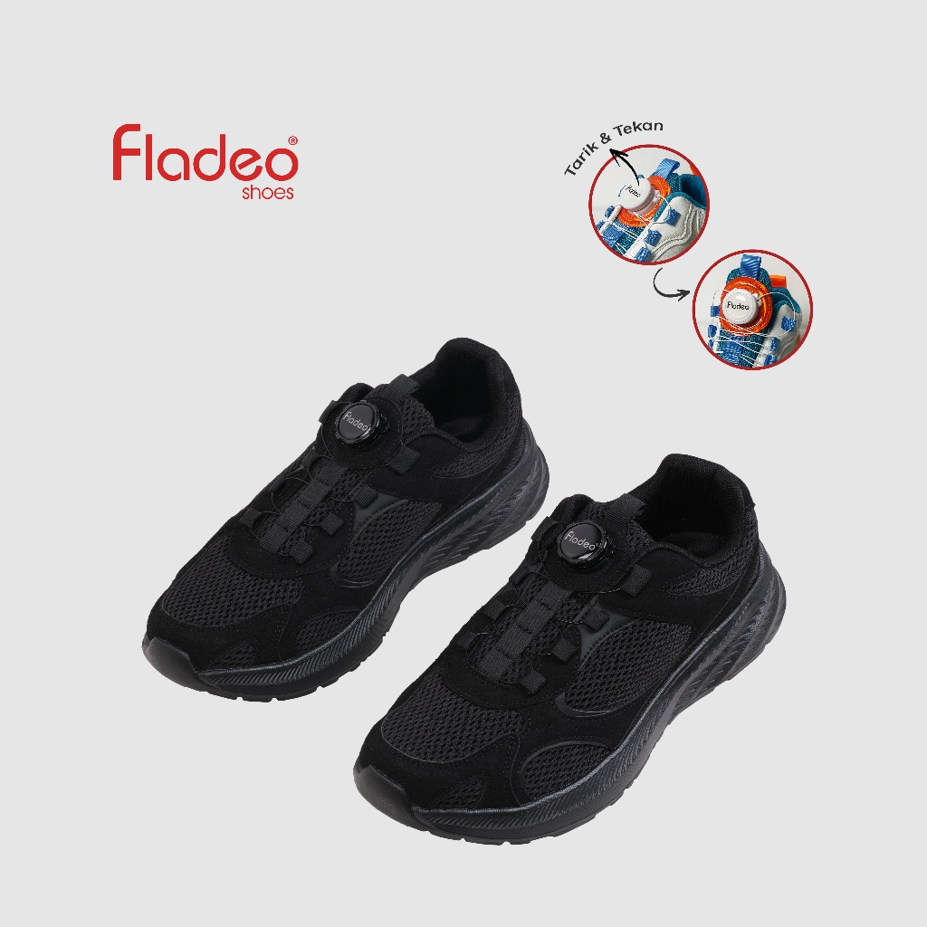 Fladeo C25/MSS255-2ON/Sepatu Sneakers Tali Pria [ Sneakers Shoes ]