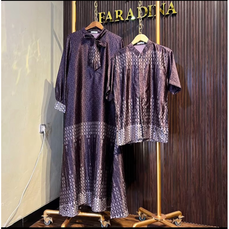 Baju Lebaran Gamis Sarimbit Couple Ready