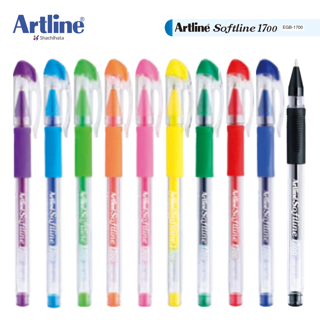 

( 1 Biji ) Pulpen Gel Softline 1700 Artline 0.7 EGB-1700