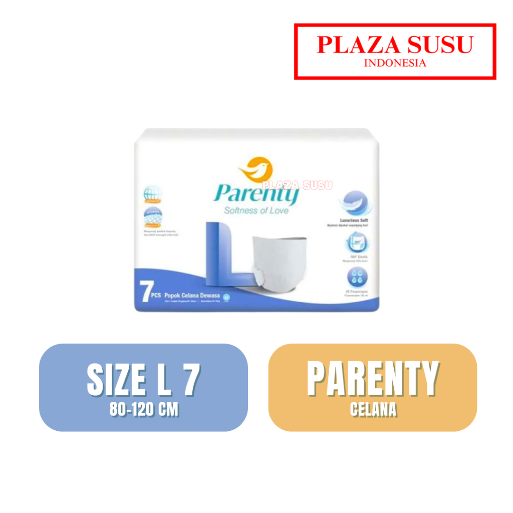 PARENTY PANTS L 7 POPOK CELANA DEWASA ADULT DIAPERS