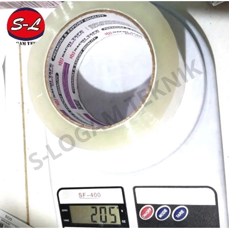 

Plakban Lakban Bening Isolasi Selotip 2 inch 48mm x 100 Yard OPP NACHI