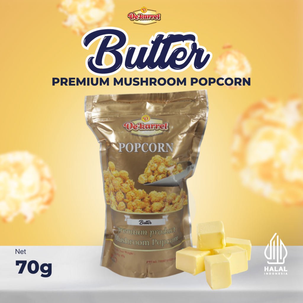 

Dekarrel Popcorn Butter Alumunium Bag