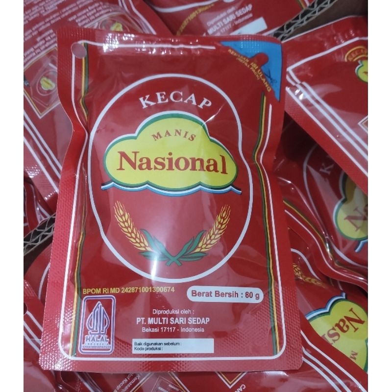

Kecap Manis "Jadoel" Nasional kemasan minipouch 80gr