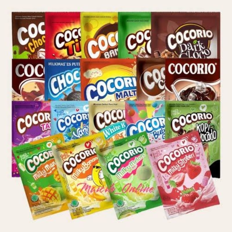 

Cocorio 1 Renceng isi 20 sachet