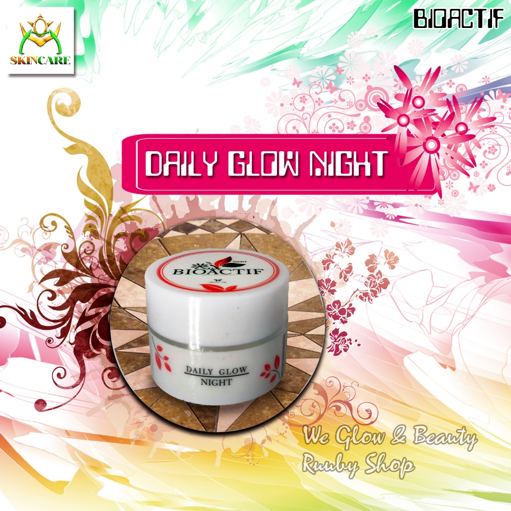 NOVA BIOACTIF Skincare Beauty Skin Cream Daily Glow Night Cream Malam Original