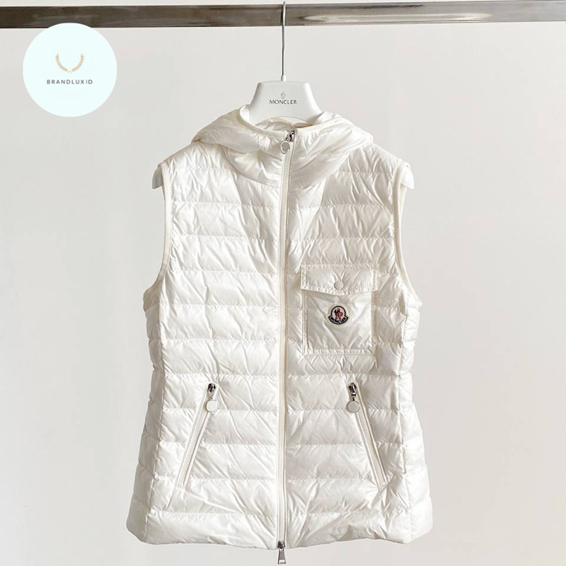 Moncler Glygos Padded Vest White