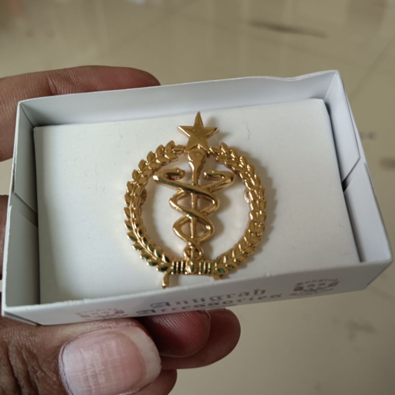 brevet wing pin pdh dokmil dokter militer