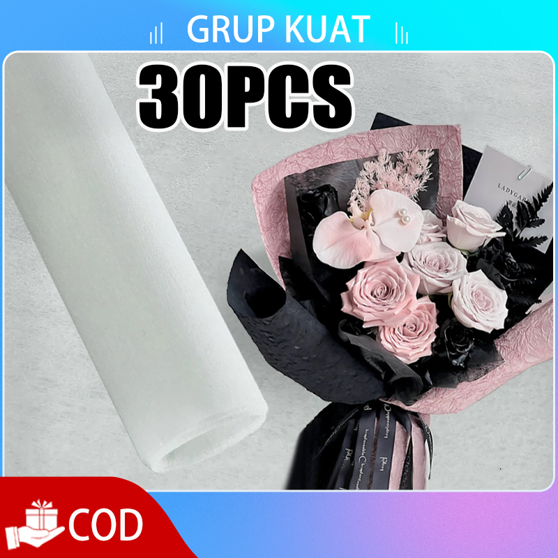 

30 Lembar Kertas Tissue Tissue Flower Wrapping Paper Packing Tissue Cotton Paper Flower