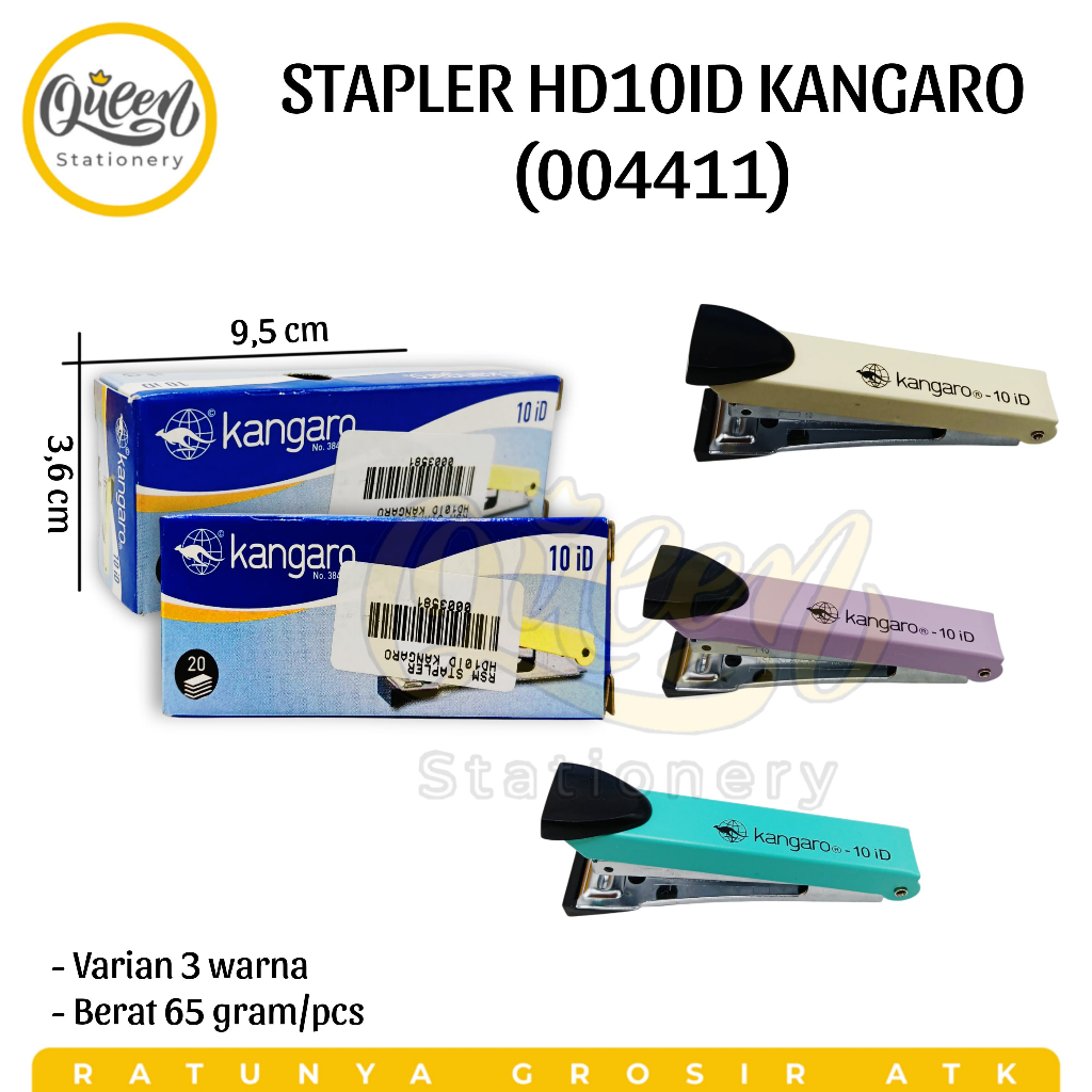 

1 PCS STAPLER HD10 ID KANGARO / STAPLES STEPLER KECIL KANGARO (004411)