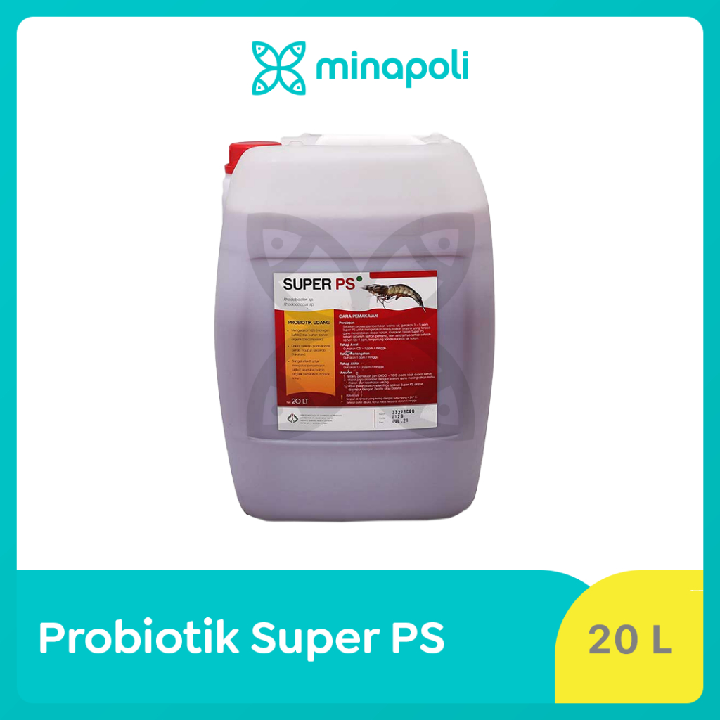 Probiotik Udang dan Ikan Super PS Kemasan 20 Liter