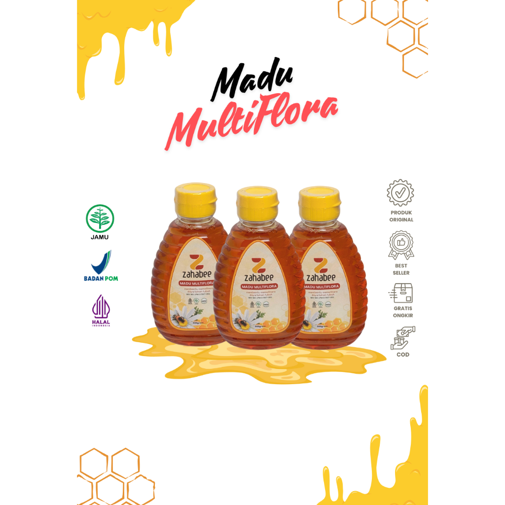 

Madu Murni 100% Multiflora 300 Gram