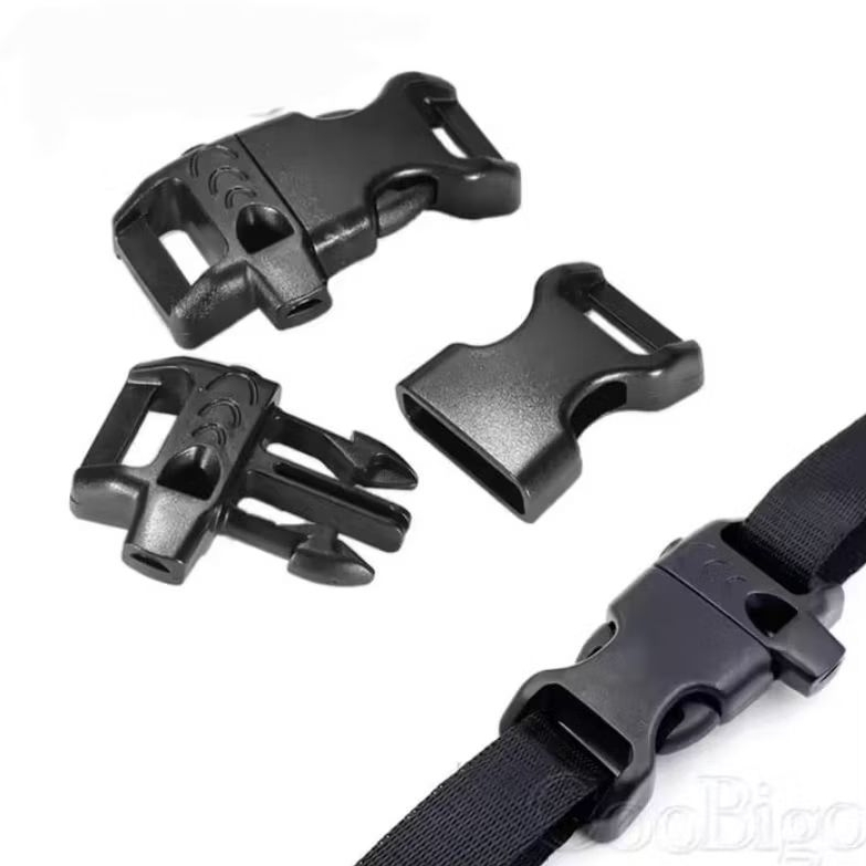 kunci sodok peluit whistle buckle paracord strap tali paracord