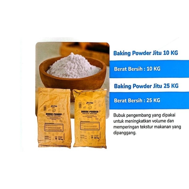 

[BAHAN KUE] Baking Powder Merek JITU 10kg