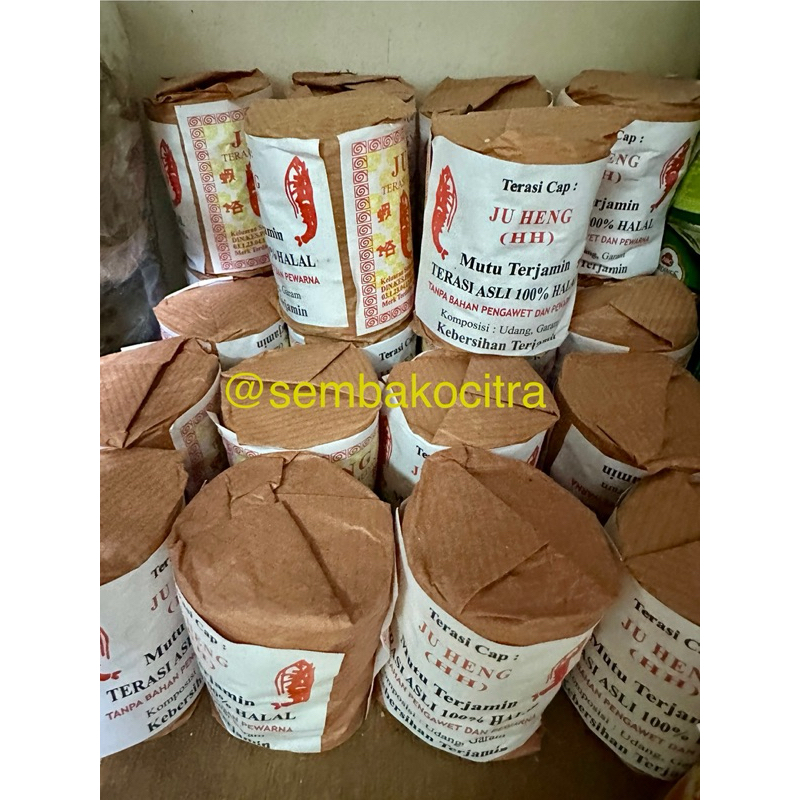 

Terasi Udang cap Ju Heng (HH) DUS / 1 dus isi 50pcs