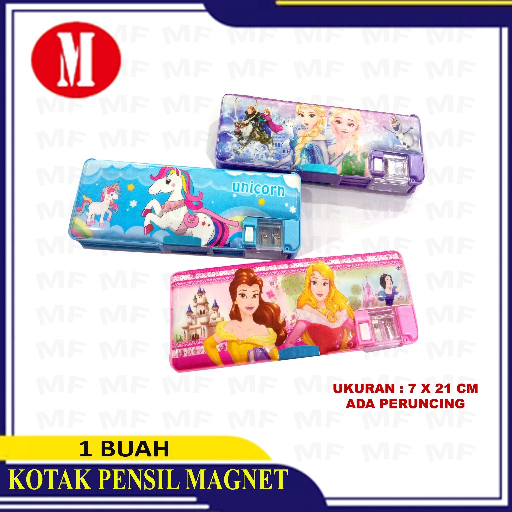 

Kotak Pensil Magnet Peruncing B-704
