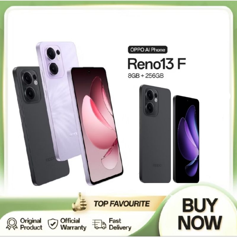 HP OPPO RENO 13F 4G RAM 8GB ROM 256GB