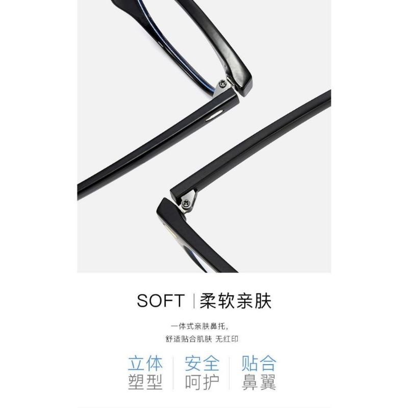 DISKON KACAMATA ANTI RADIASI TRANSPARAN / KACAMATA ANTI RADIASI WANITA / KACAMATA ANTI RADIASI