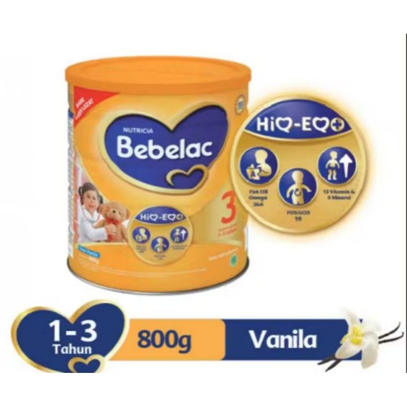 

Bebelac 3 Vanila Susu Pertumbuhan Bubuk 800gr