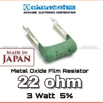 Resistor 22ohm 3watt akane ohm Japan