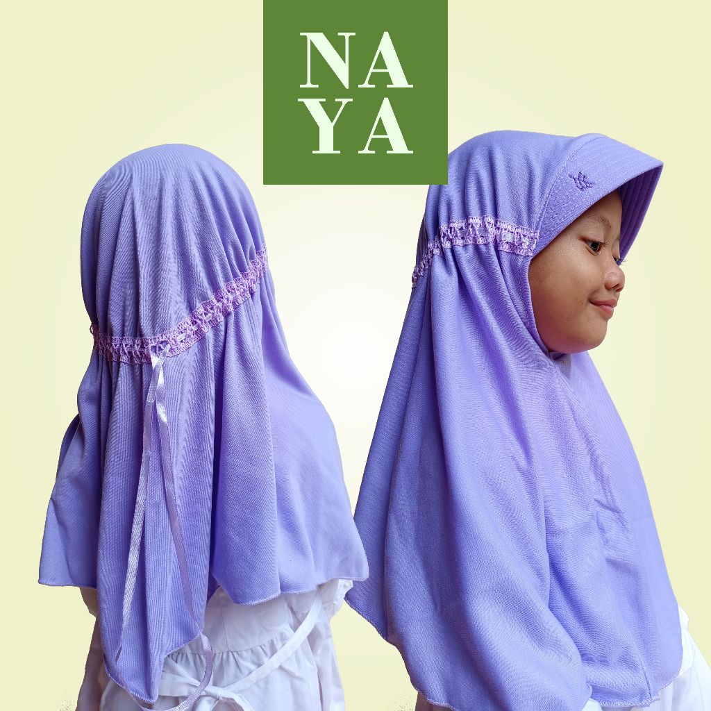 HIJAB ANAK SEKOLAH HAMIDAH JERSEY PREMIUM / JILBAB BERGO HAMIDAH ANAK / JILBAB SEKOLAH SIZE S,M,L, X