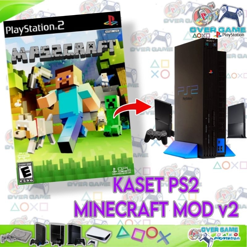 KASET PS2 MINECRAFT MOD KASET BURNING